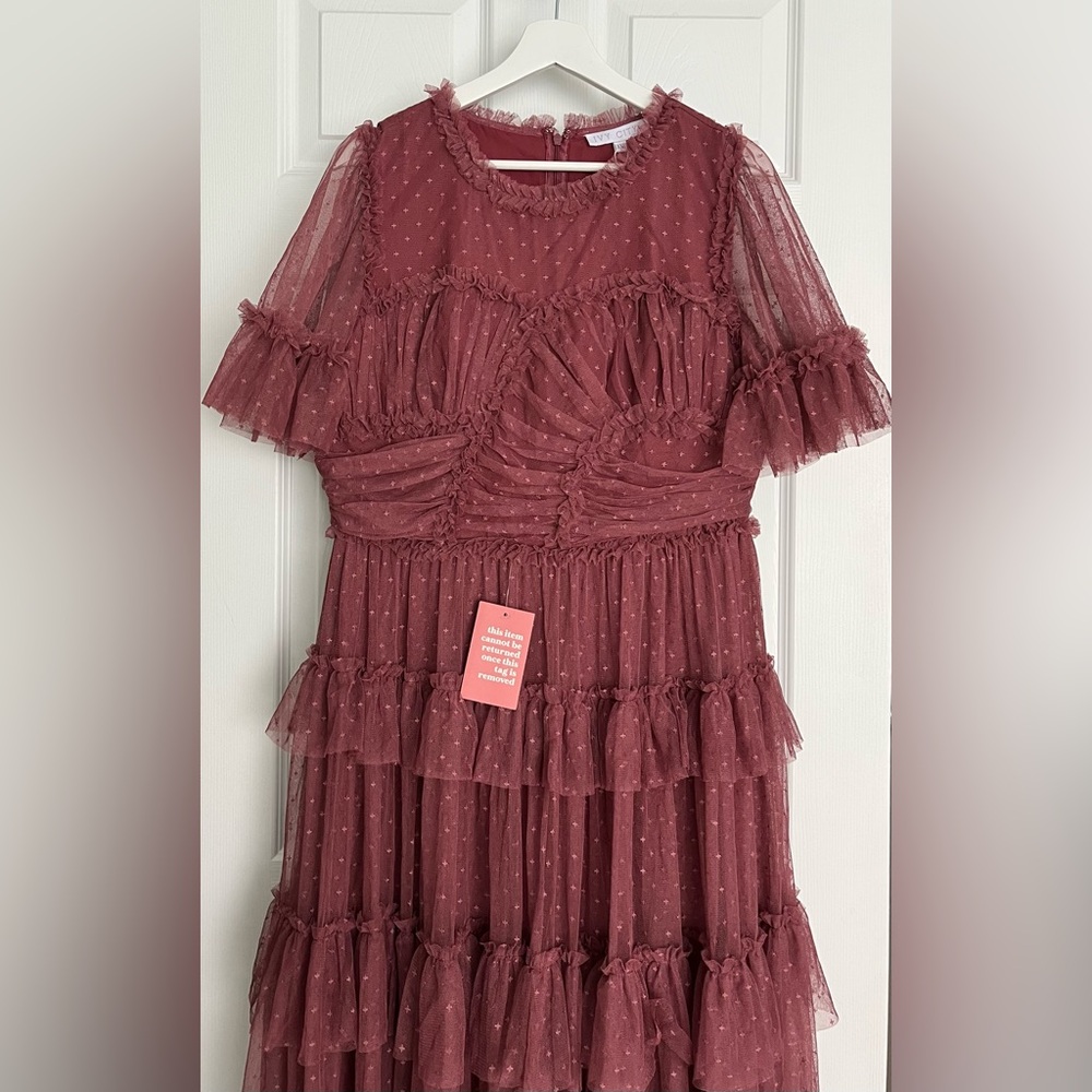Ivy City Co. Whimsical dress in Fuchsia, size XXL - Picture 10 of 11